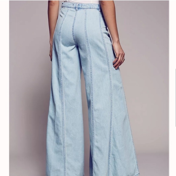 Free People Gilmore Landon Wideleg Jeans - Picture 5 of 12